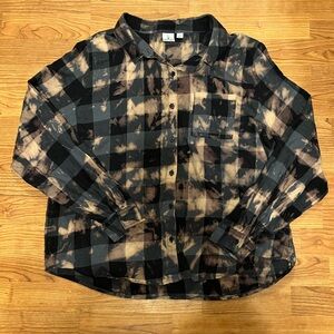 Betty Boop bleached flannel